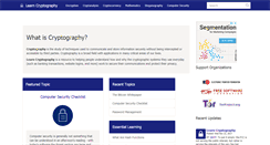 Desktop Screenshot of learncryptography.com